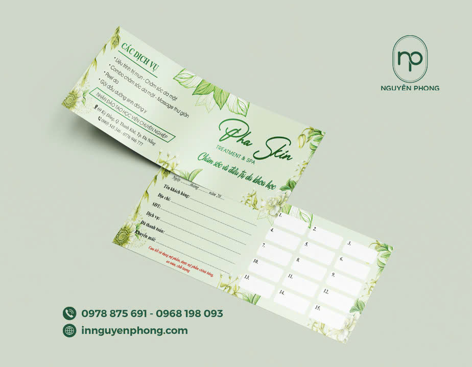 Công nghệ in offset, giúp các mẫu voucher luôn  đảm bảo độ sắc nét